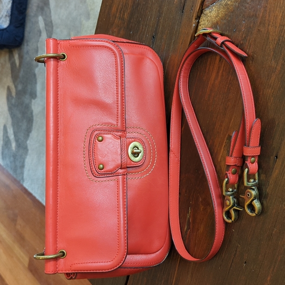 Coach Handbags - Coach 70th Anniversary City Willis bag in Vermilion